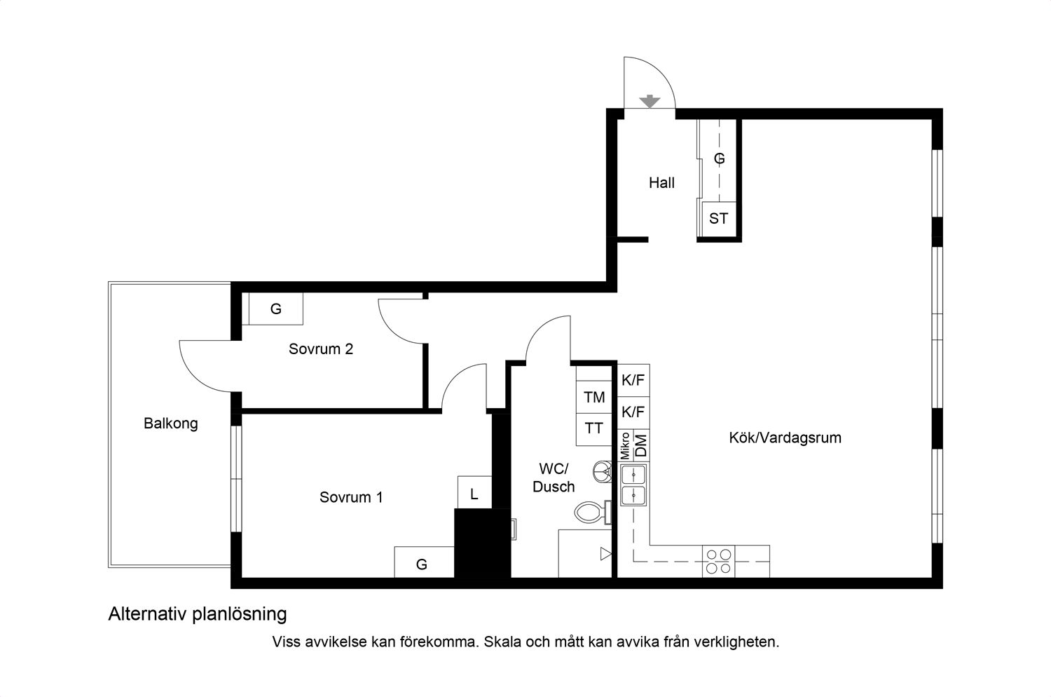 Plan 2 Hyllie allé 6a